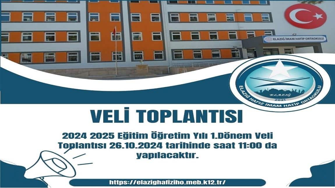 2024 2025 Eğitim Öğretim yılı 1.Dönem Veli Toplantısı