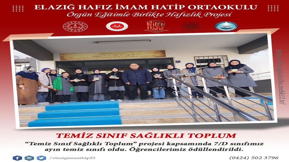 TEMİZ SINIF SAĞLIKLI TOLUM