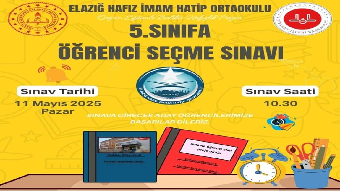 5.SINIF ÖĞRENCİ SEÇME SINAVI